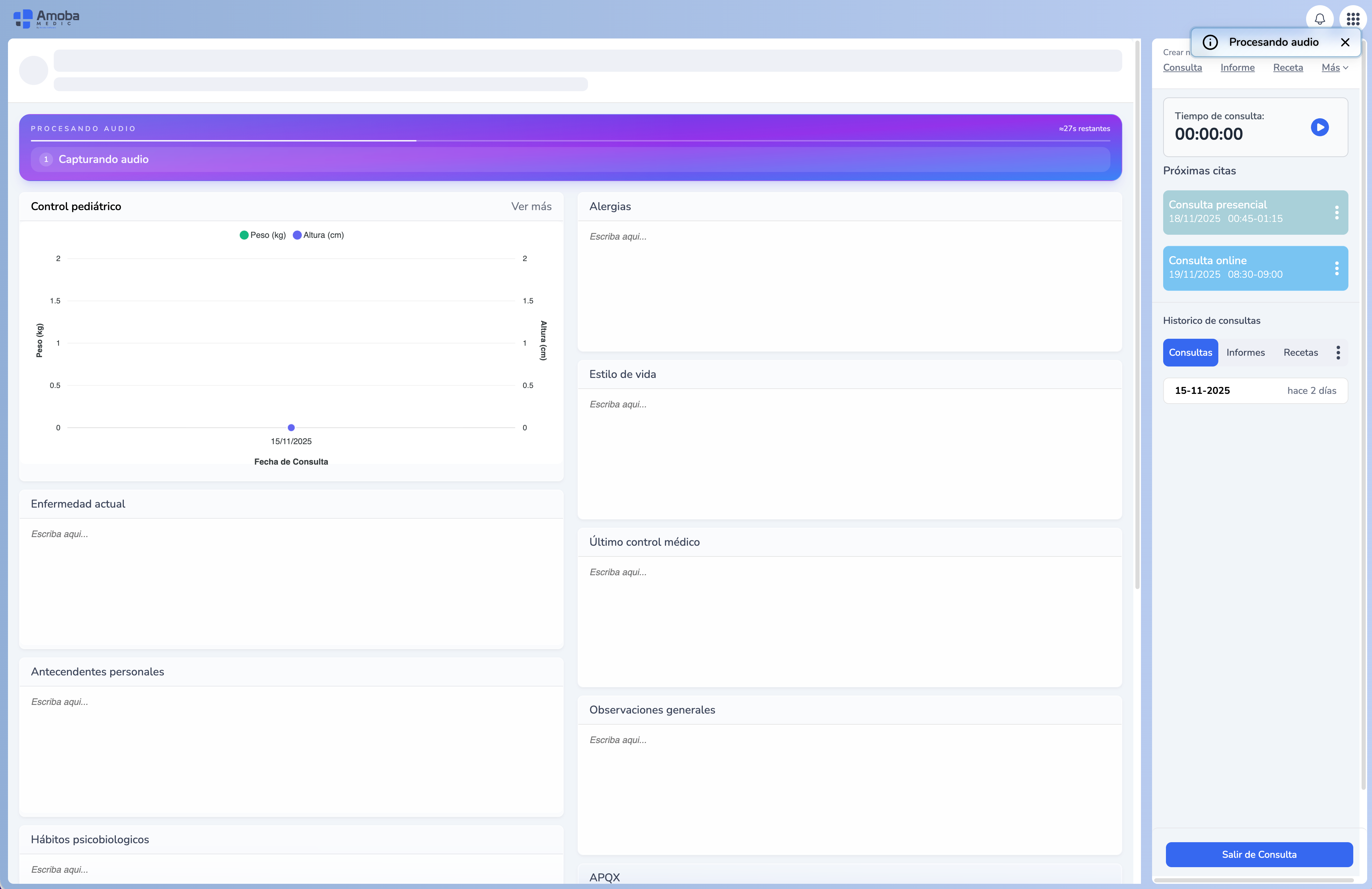 Paso 2: IA procesando el audio