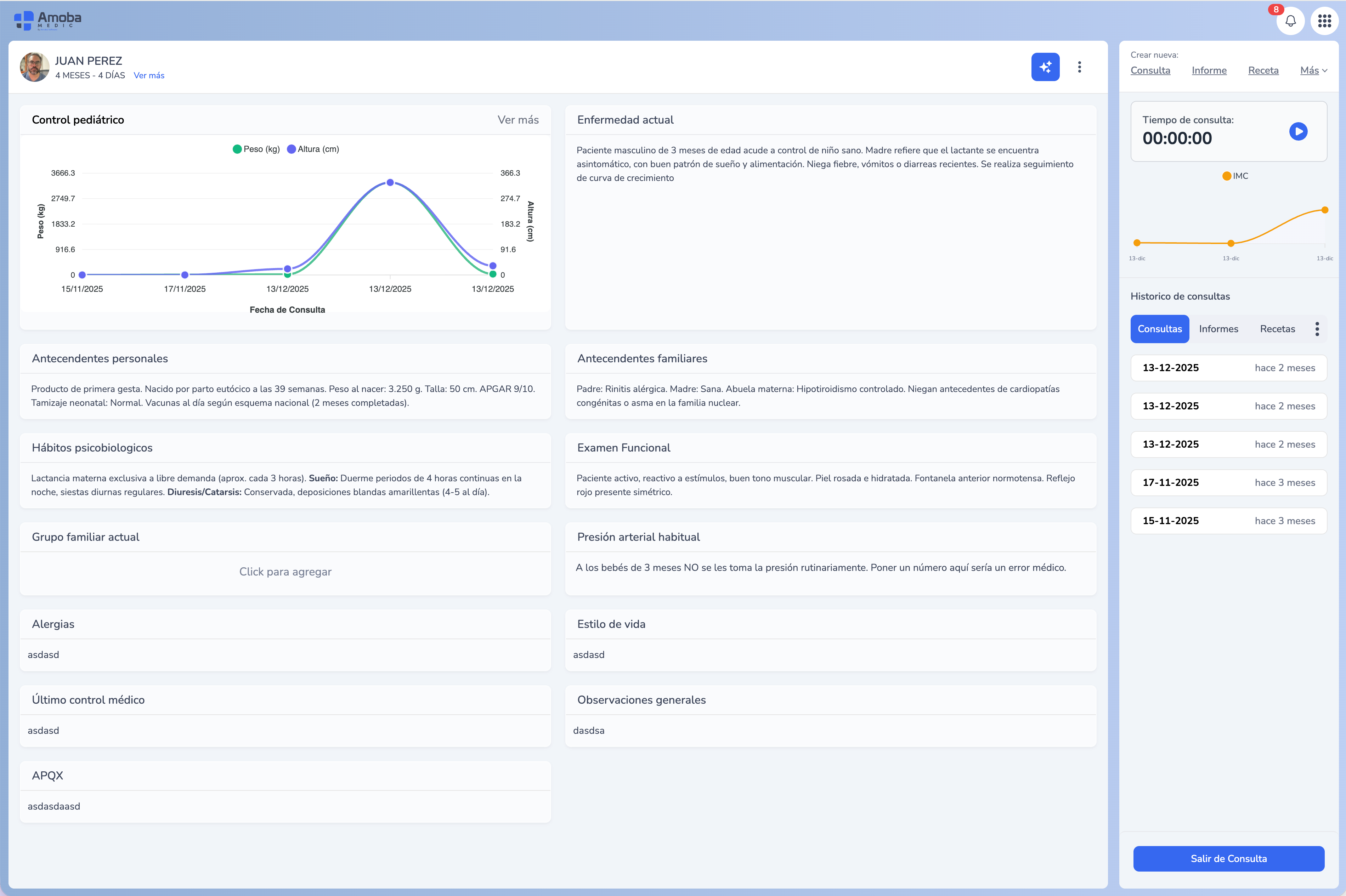 Historia Clínica General