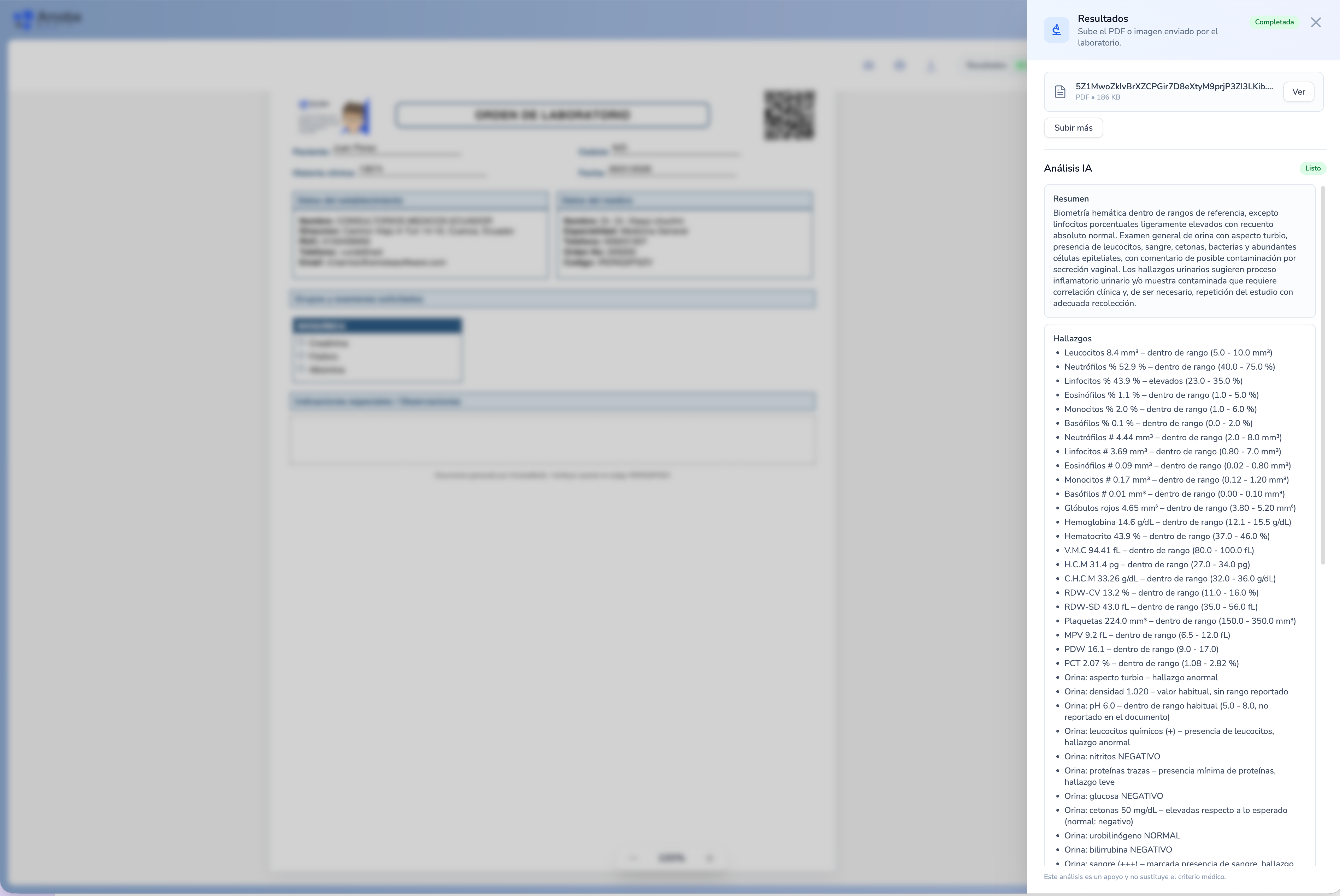 Análisis IA Laboratorio